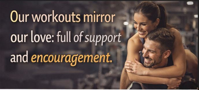 Deep Couple Workout Captions