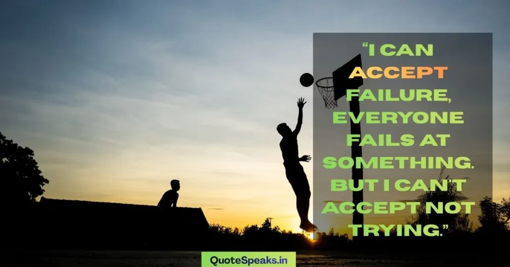 Michael Jordan Quotes About Failure