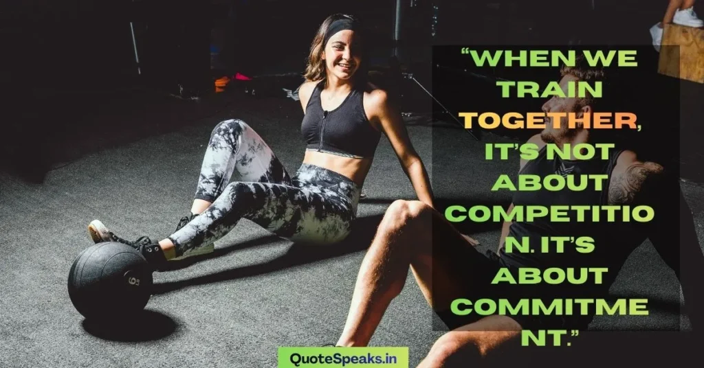 Couple Workout Quotes for Partners Who Sweat Together
