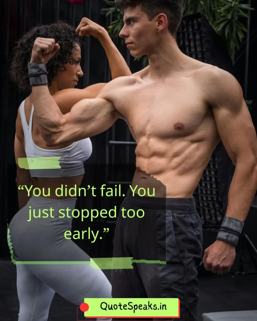 workout motivation quote for beginners trying to stay fit