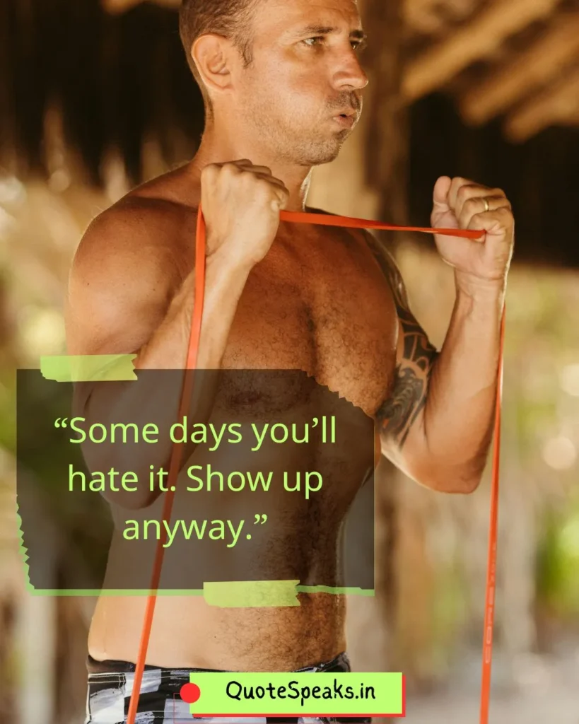 powerful fitness quote about discipline over motivation