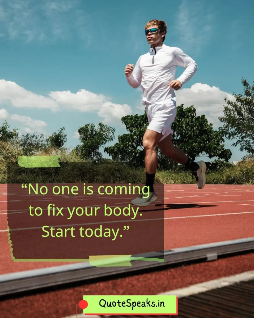 gym motivation quote about not quitting and staying strong