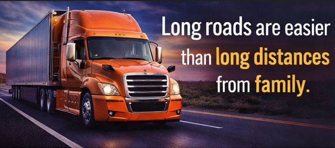 Emotional Truck Driver Missing Family Quotes