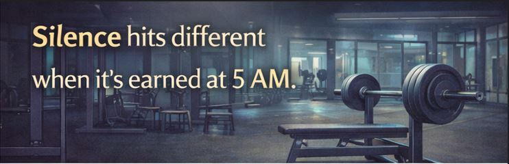 5 AM Energy Empty Gym Motivation Quotes