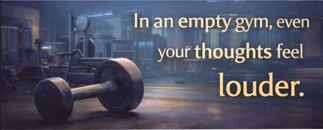 Owning the Space Empty Gym Captions