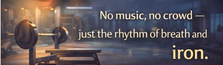 The Silence & Stillness Of Empty Gym Quotes