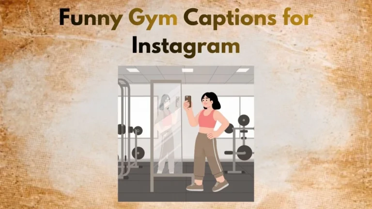 Funny Gym Captions for Instagram