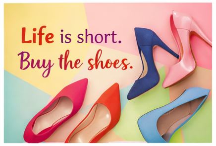 Quotes and captions to use on Instagram for shoes