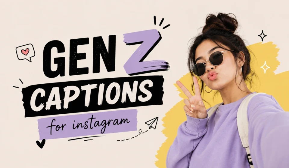 Gen Z Captions for Instagram - Real, Fresh, No Filter