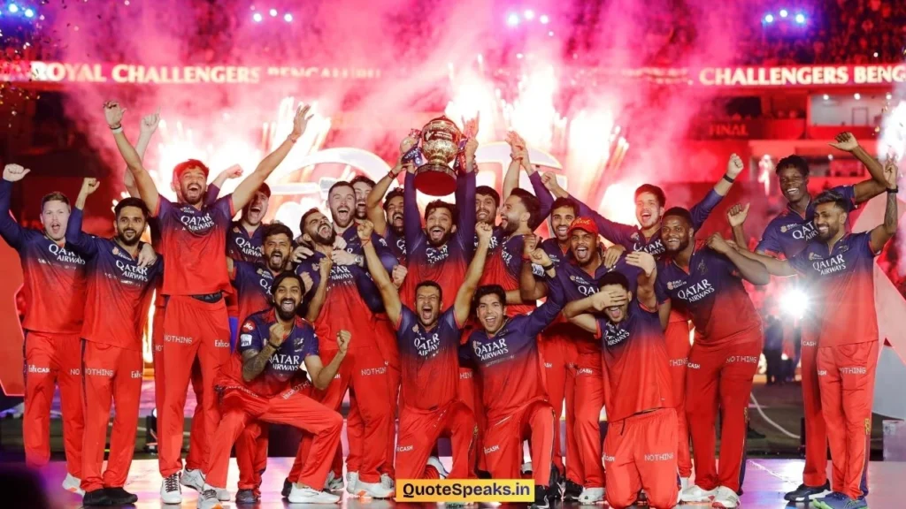 Deep & Emotional RCB Quotes & Captions
